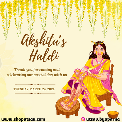 Tea Light - Haldi Ceremony